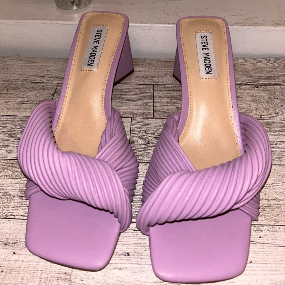 Steve Madden Lilac Heel Sandals